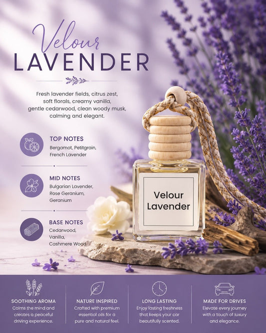 Natural Hanging Perfume for car | Made with Essential Oils - 10ml