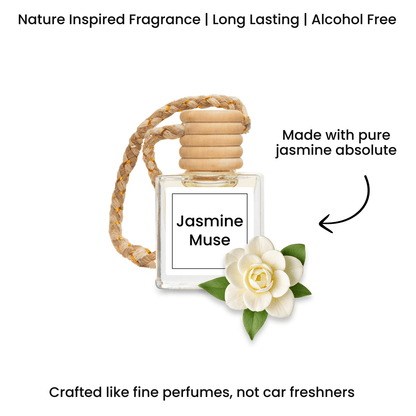 Natural Hanging Perfume for car | Made with Essential Oils - 10ml
