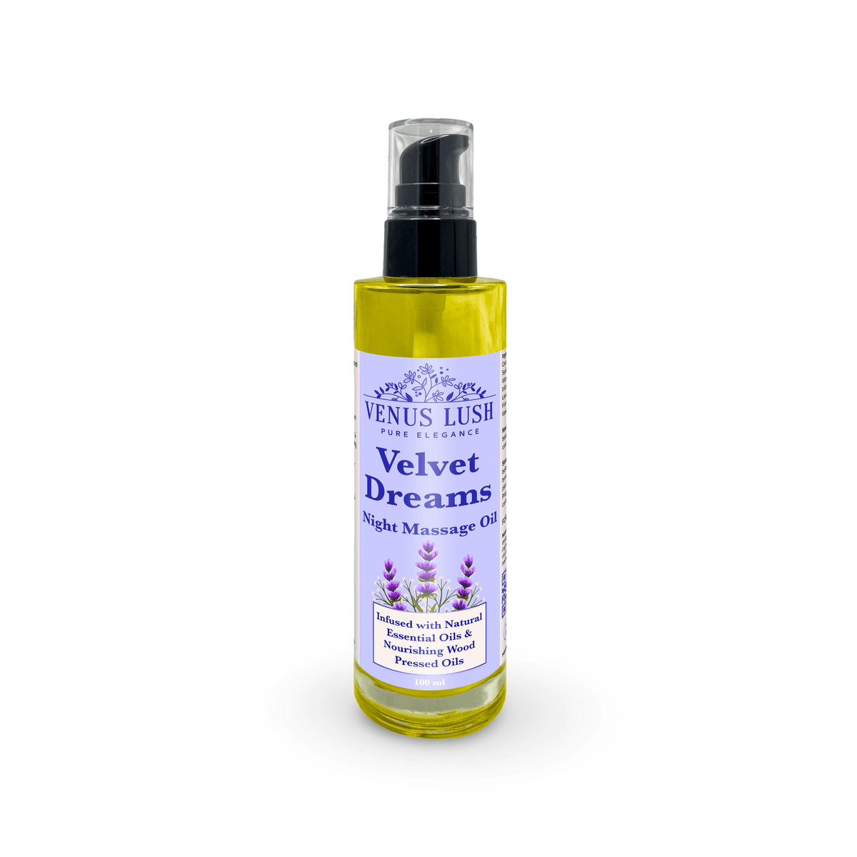 Velvet Dreams Body Massage Oil | Wood Pressed Oils Blend | Aromatherapy | 100 ml