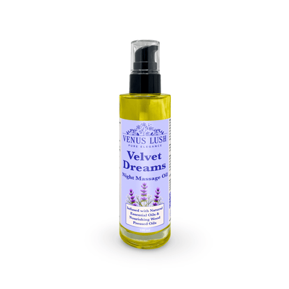 Velvet Dreams Body Massage Oil | Wood Pressed Oils Blend | Aromatherapy | 100 ml