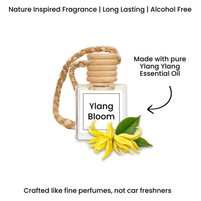 Natural Hanging Perfume for car | Made with Essential Oils - 10ml