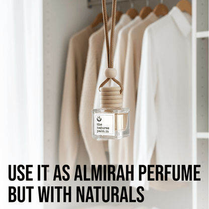 Natural Hanging Perfume for car | Made with Essential Oils - 10ml